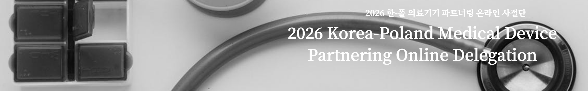 2026 Korea-Poland Medical Device Partnering Online Delegation 