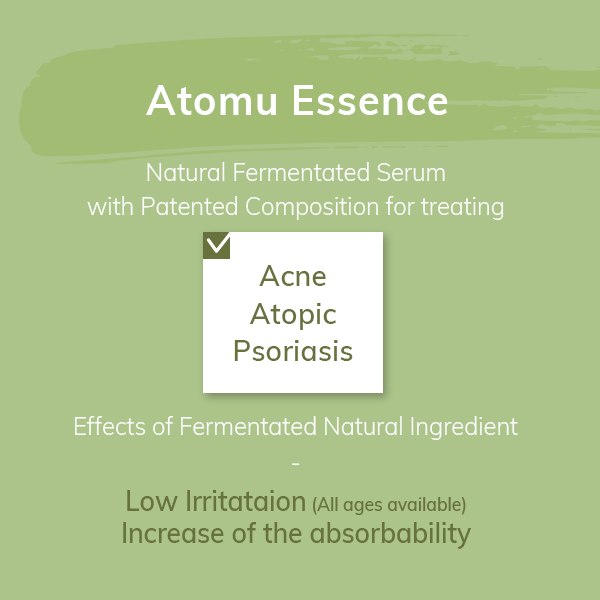 ATOMU Essence Acne Face Serum for Dry or Damaged
