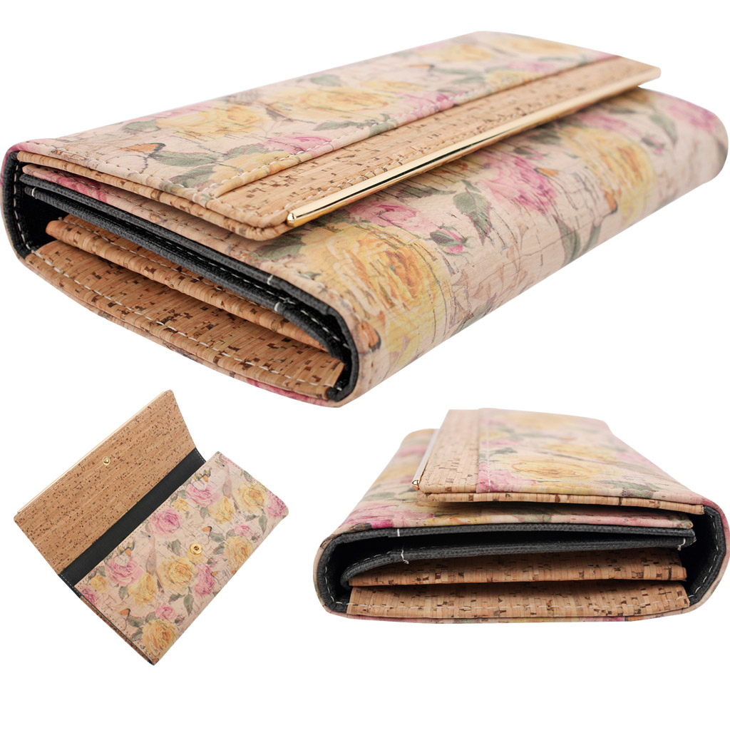 COPI Womens Wallets Vegetable Italy Cork Leather V