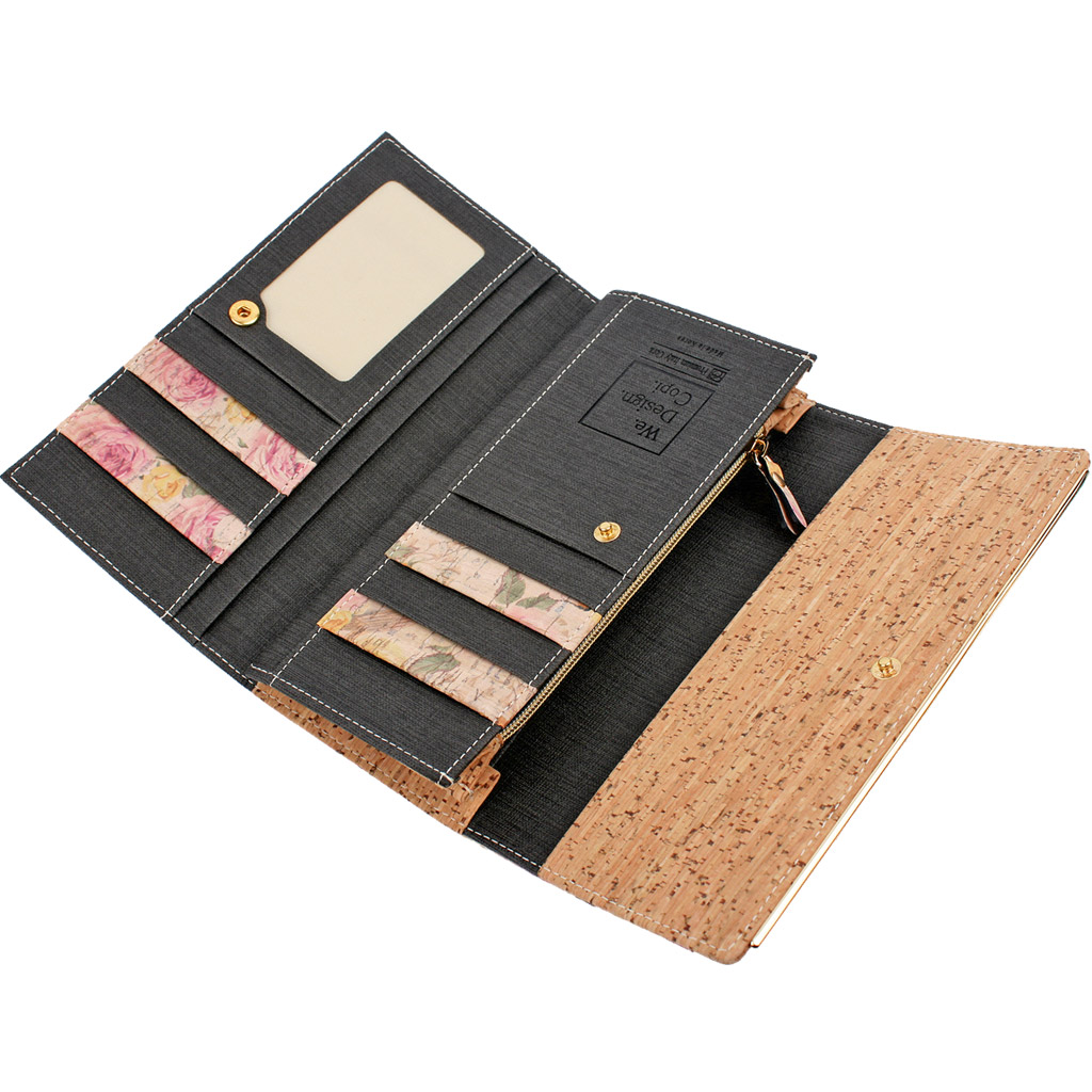 COPI Womens Wallets Vegetable Italy Cork Leather V