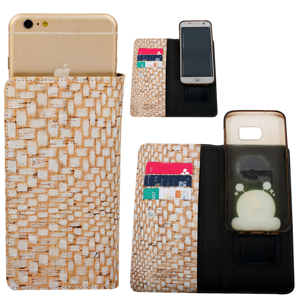 COPI Mobile Phone CaseVegetable Italy CORK Leather