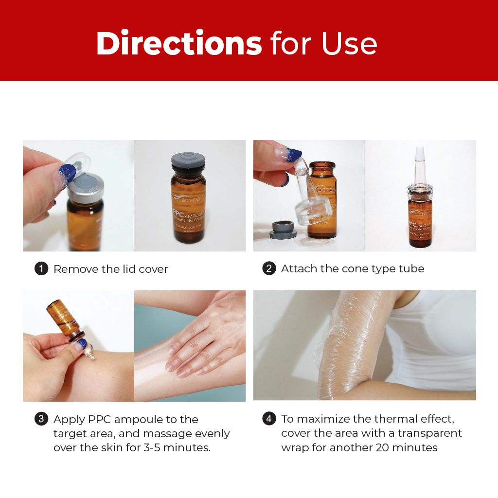Botem PPC Ampoule Oil with Phosphatidyl Choline fo