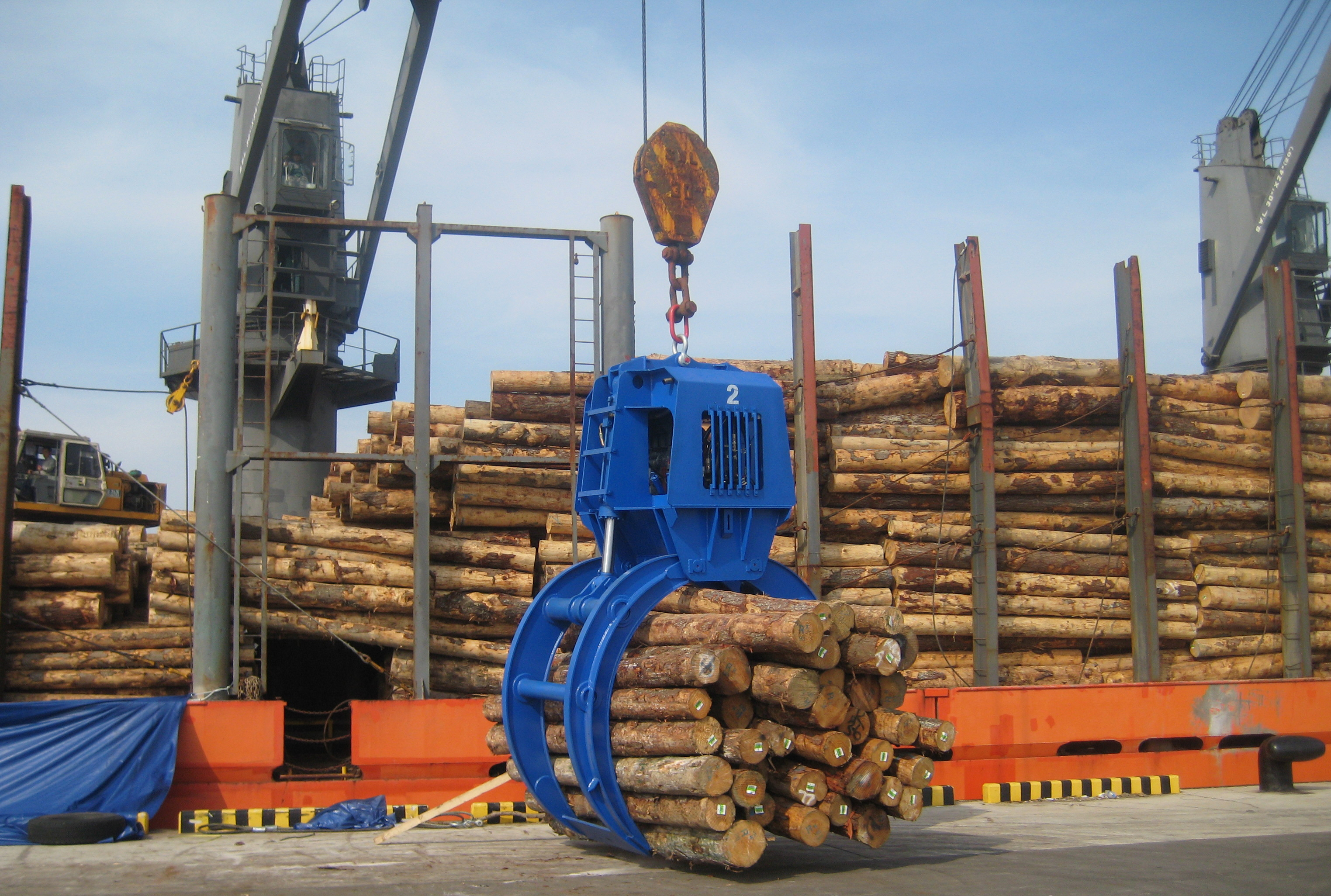Motor  Engine Hydraulic Wood Grab