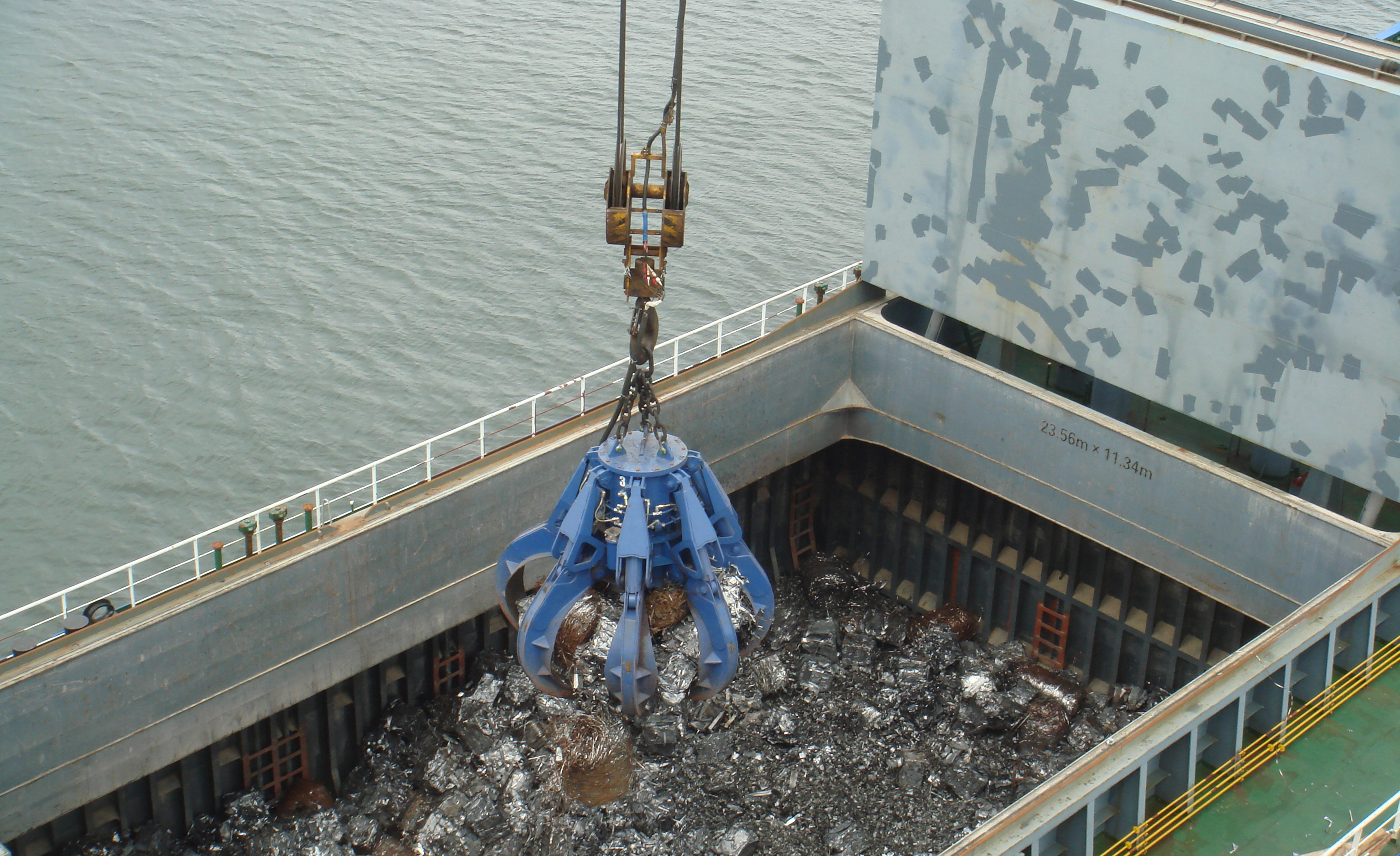 Motor Engine Hydraulic Orange Grab