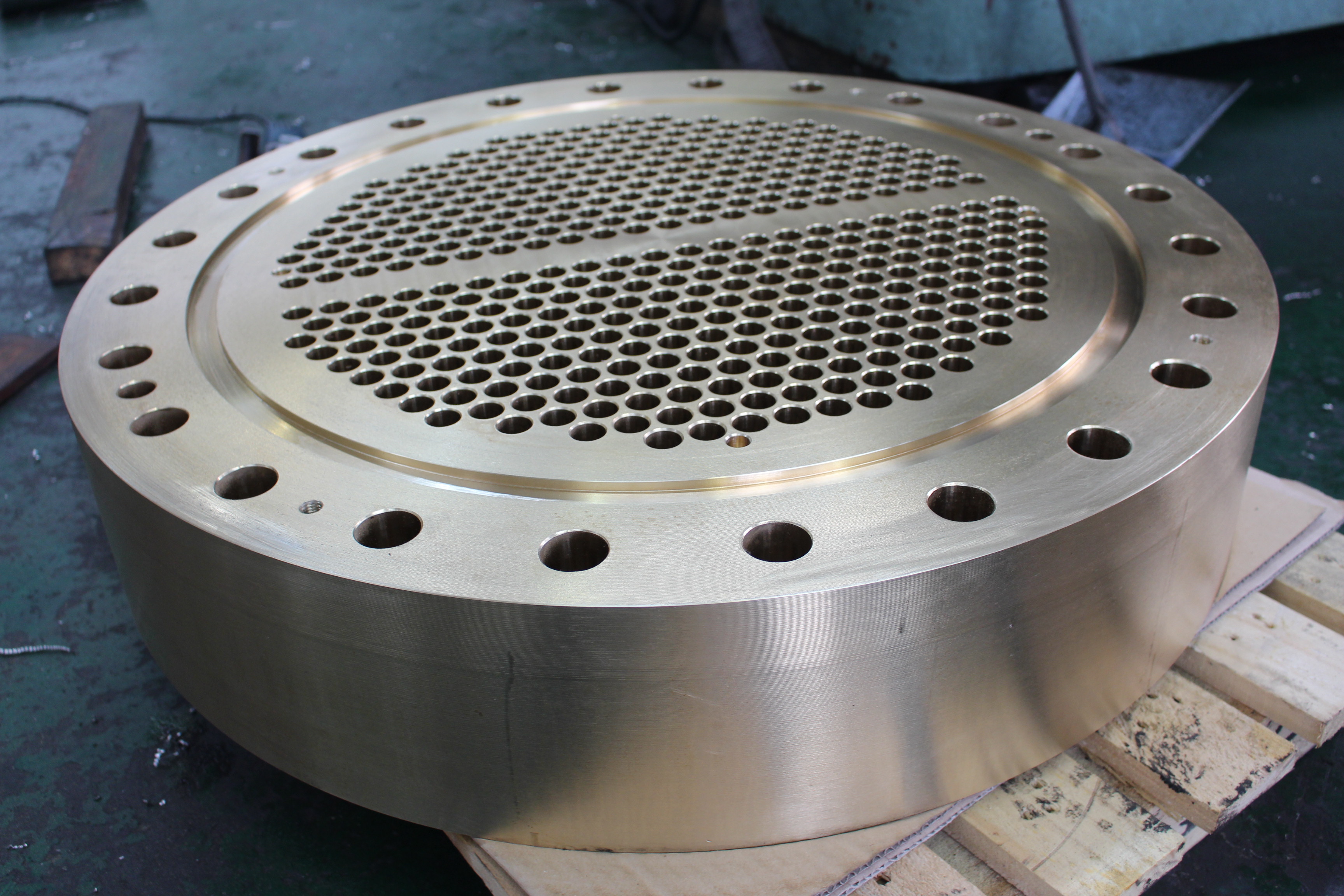 TUBE SHEET FOR HIGH PRESSURE HEAT EXCHANGER