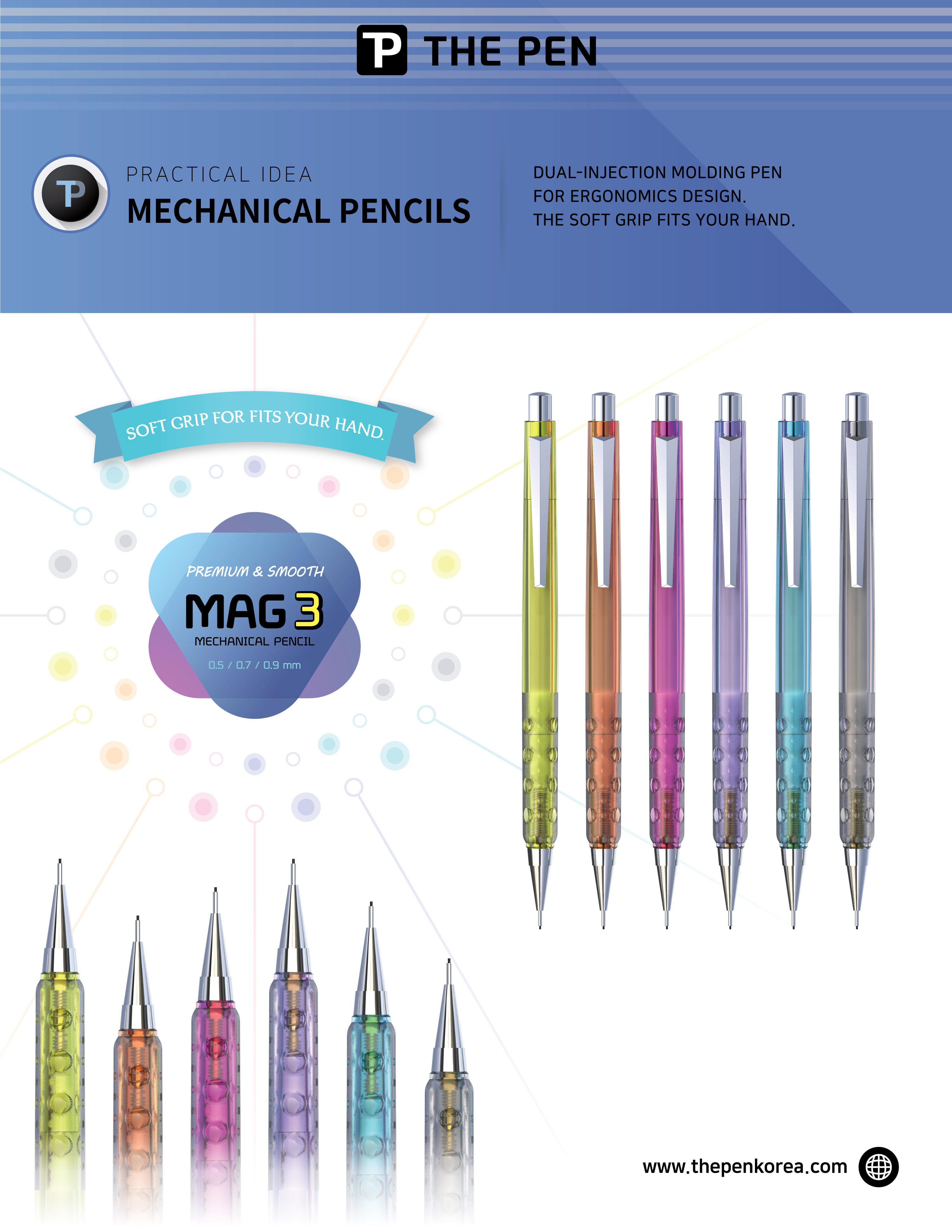 Writing interments injection mold 