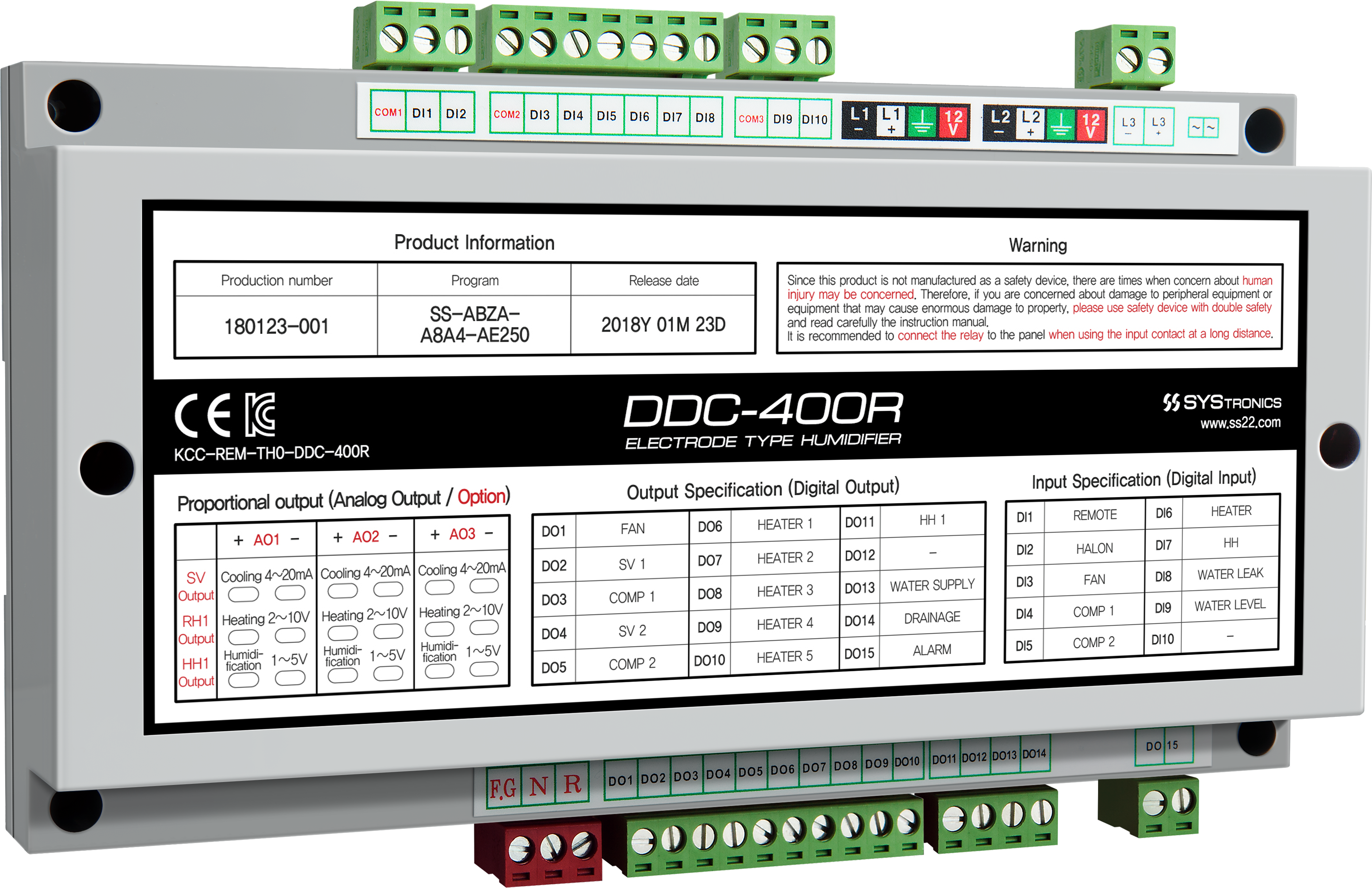 DDC-400R Temp&humi Controller