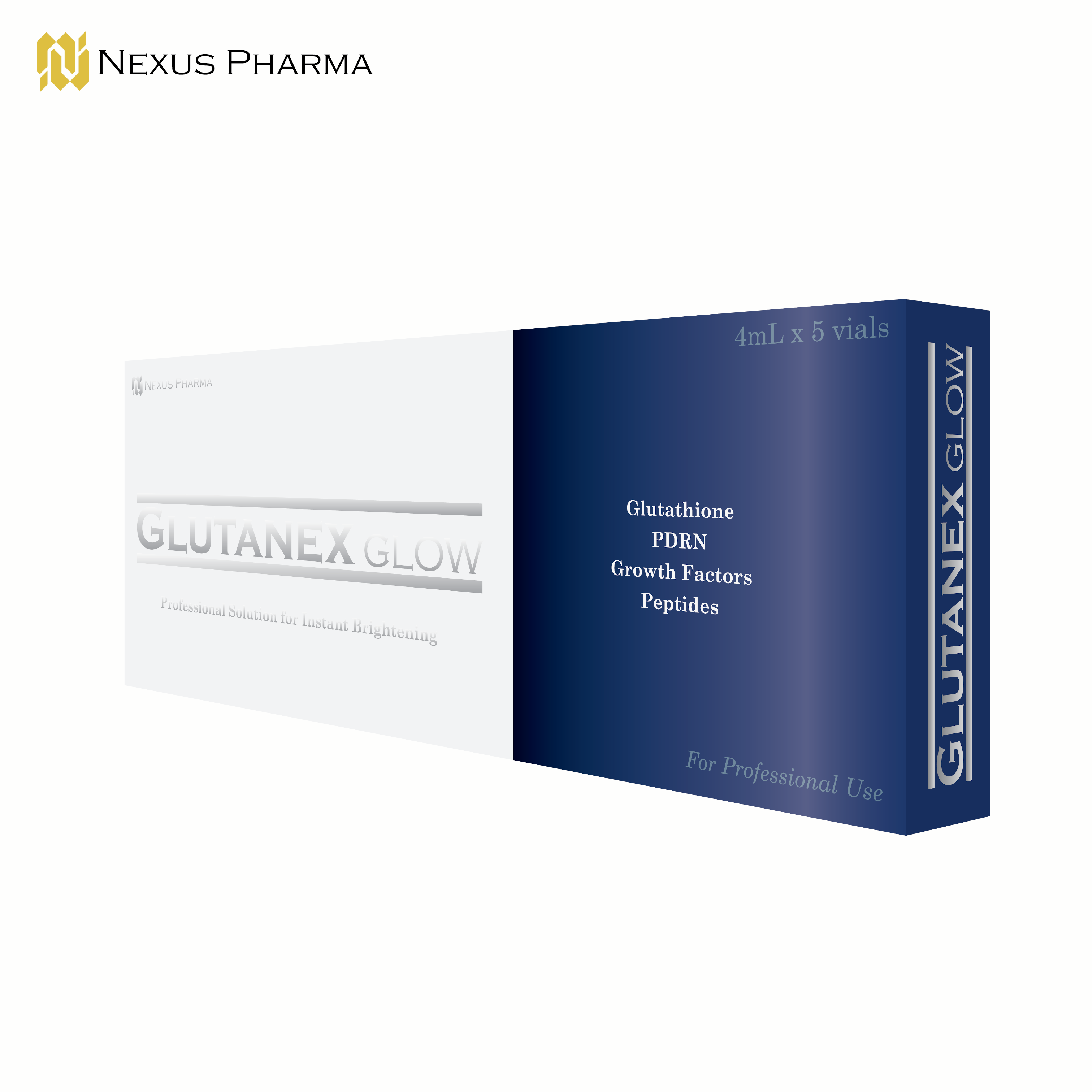 nexus pharma glutathione Glutanex-Glow (Professional Glutathione + PDRN + Peptides Solution) -  wholesale