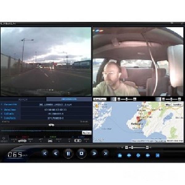 2 channel GPS car DVR