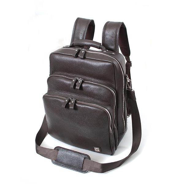 slung over a shoulder