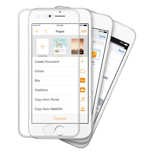 3D forming curved screen