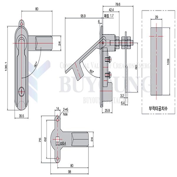 Swing BYM-502K drawing