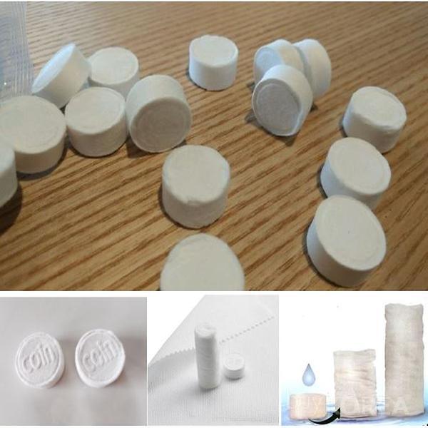 compressed coin towel