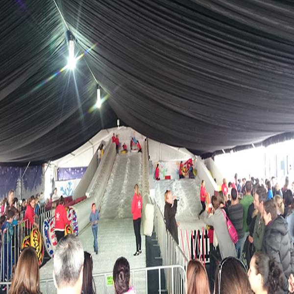 Snow making for sled