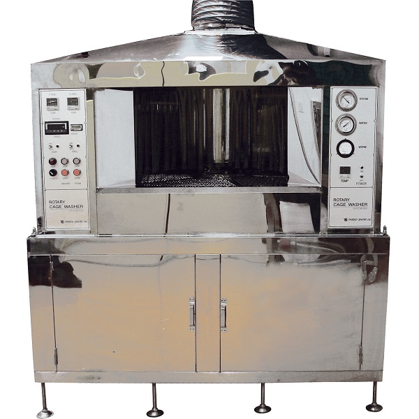 Rotary cage washer