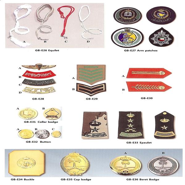 Military badge, Badges