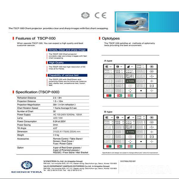 Catalog Eucaris, TSCP-800