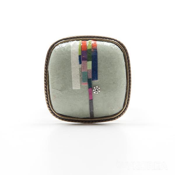 Hanbok brooch (Hanji made