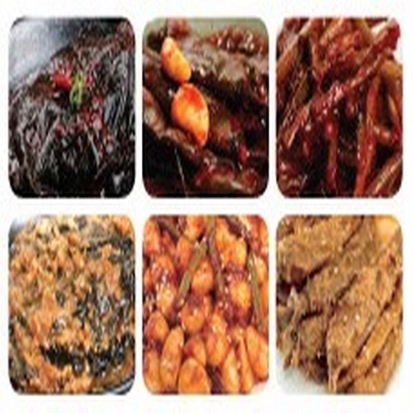 Pickled cucumber,garlic
