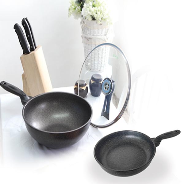 Nonstick marble-coating 