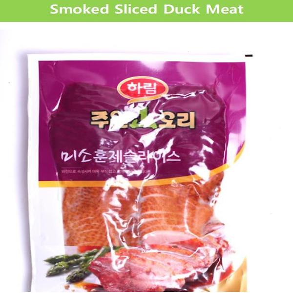 smoked sliced duck meat
