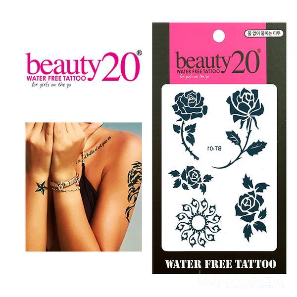 Water-free
tatoo sticker