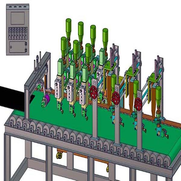 Auto line marking system