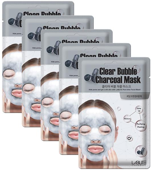 charcoal bubble mask shee
