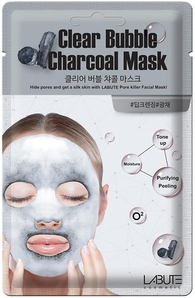 charcoal bubble mask shee