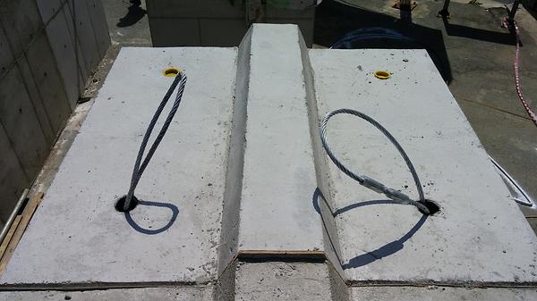 Setting on wire rope