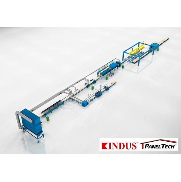 MW sandwich panel line