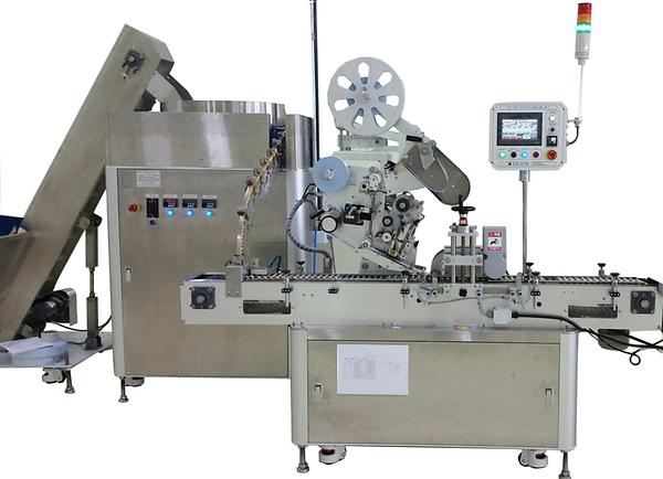 Tube labelling machine