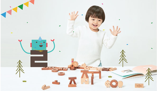 YI EUNG-YI Hangeul blocks