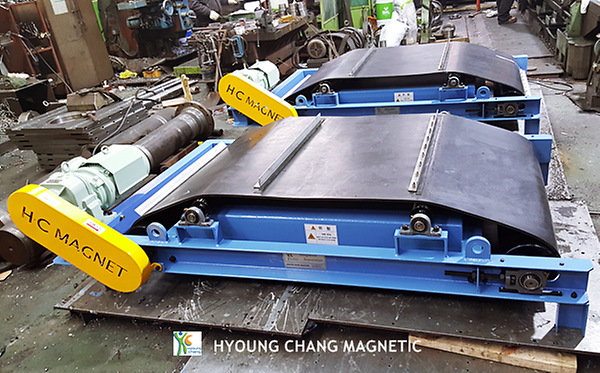 suspended permanent magne