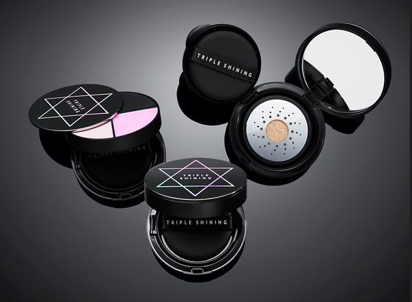 Triple shining cushion