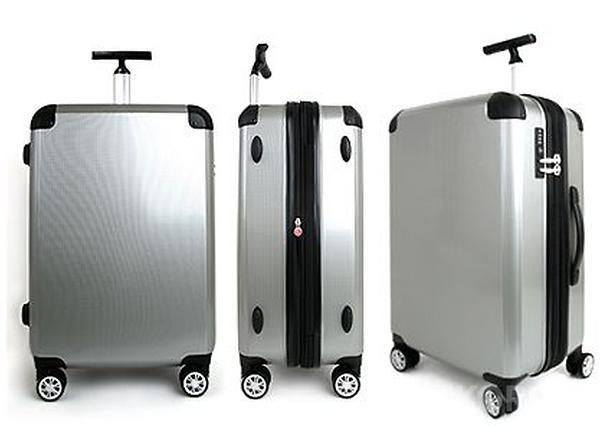 PC luggage silver