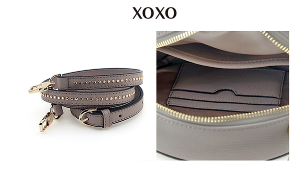 leather circle tote bag