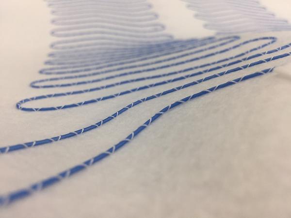 heating wire on felt