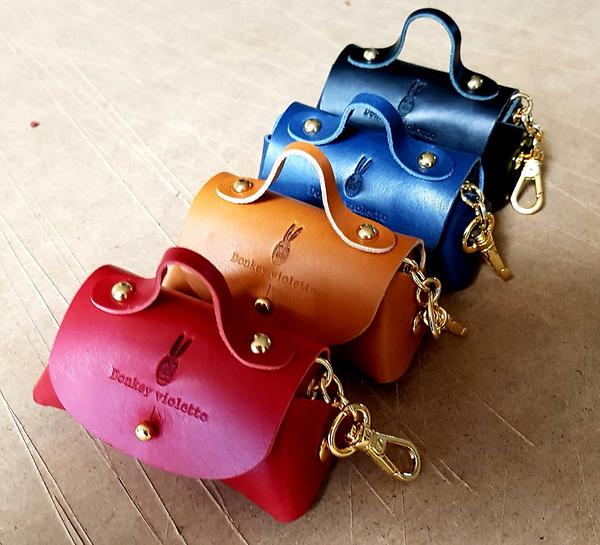 Italian Leather Waste Bag