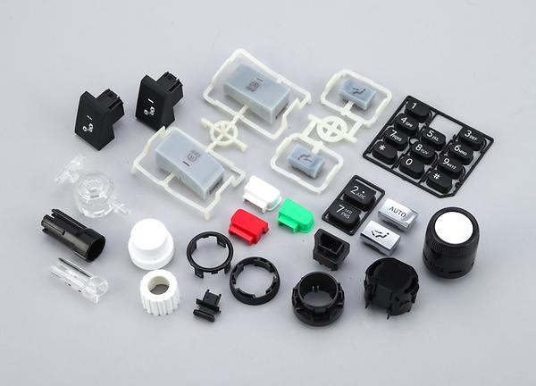 PROTO tooling Service for buttons, keys with 2-shot molding