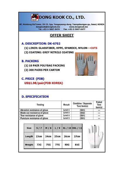 Anti cut.Cut resistant