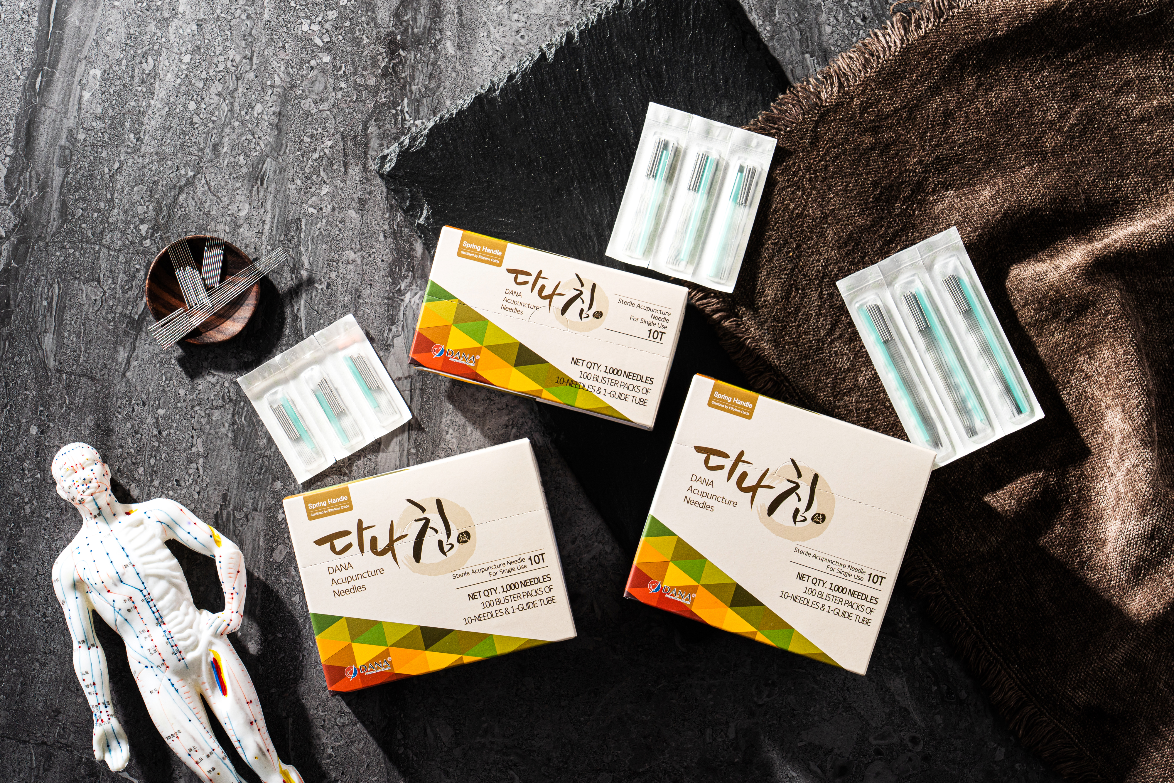 Acupuncture needle in Blister package