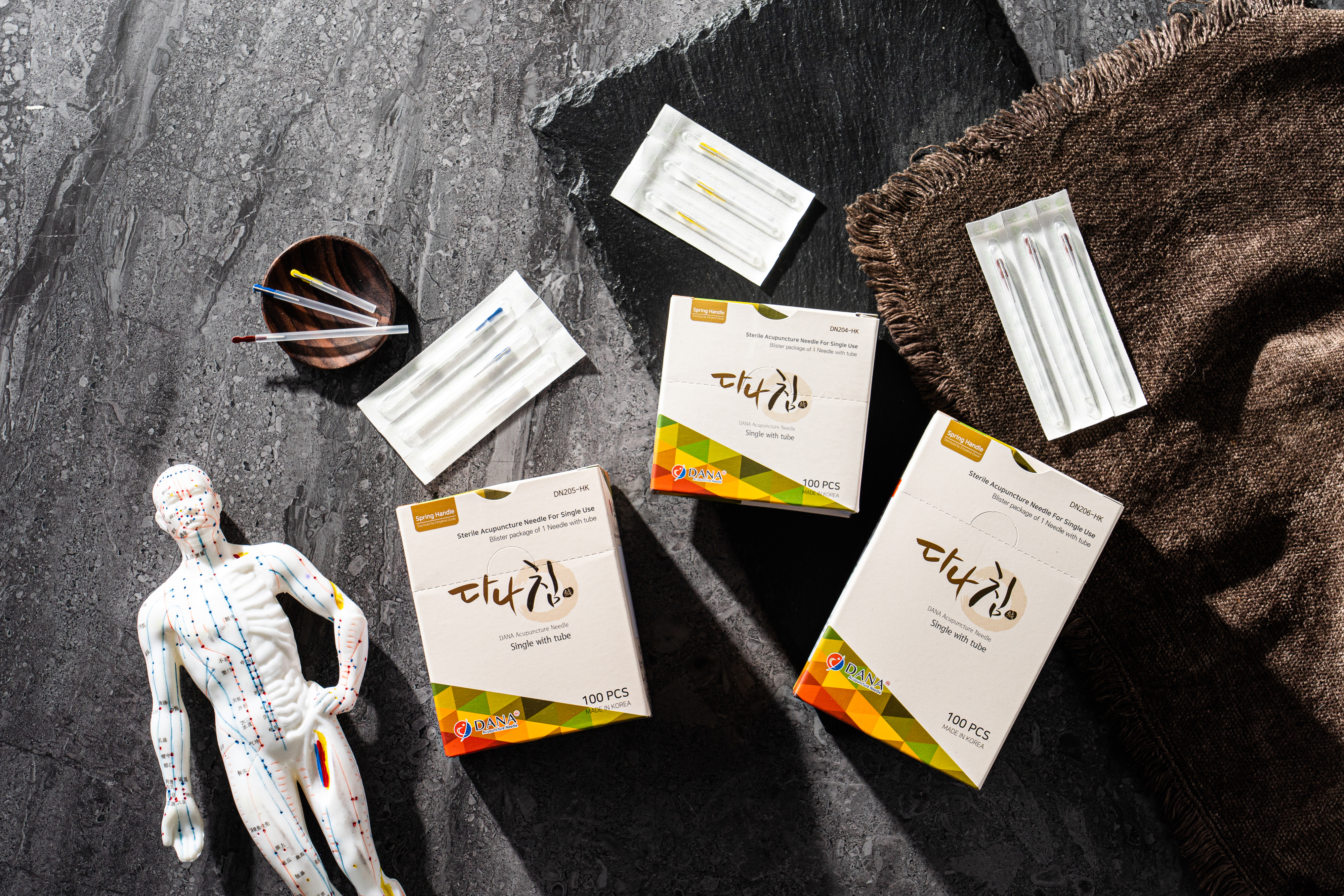 Acupuncture needle in Blister package