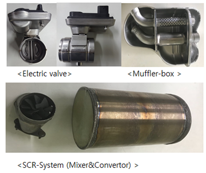 Stainless Exhaust System Automotive Vehicles