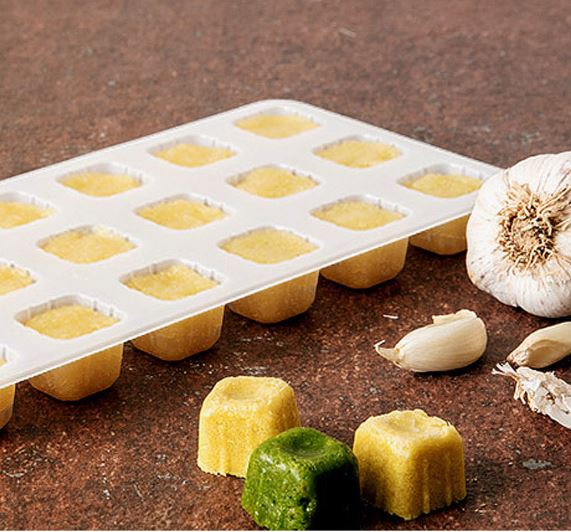 cubetype frozen minced garlic