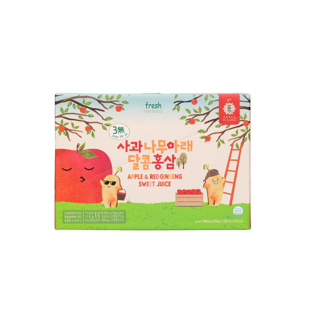 Apple and Red Ginseng Sweet Juice