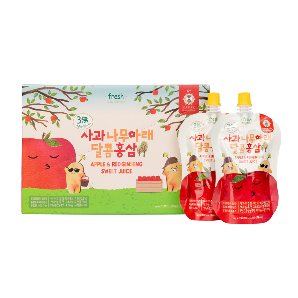 Apple and Red Ginseng Sweet Juice
