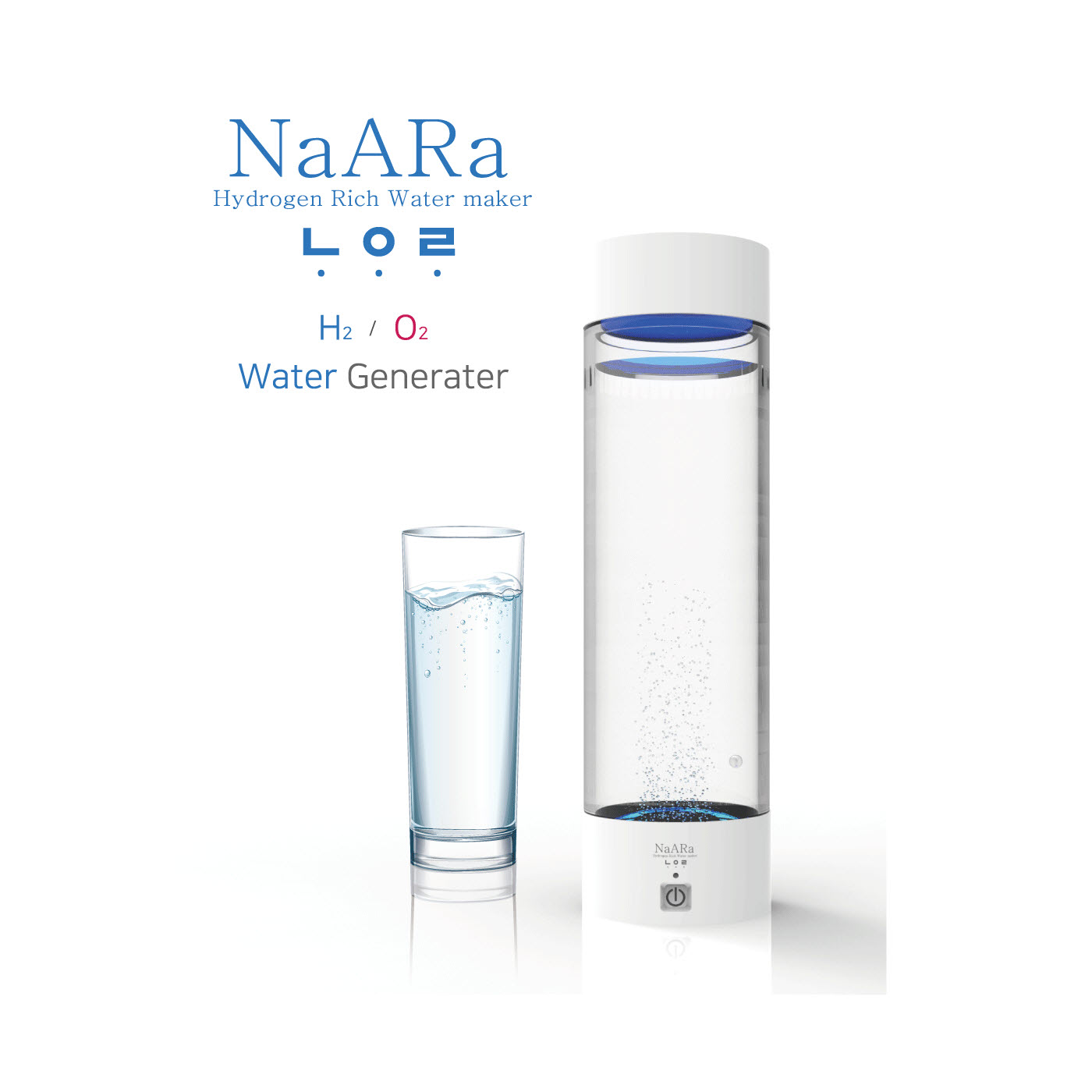 Make and drink hydrogen water and oxygen water