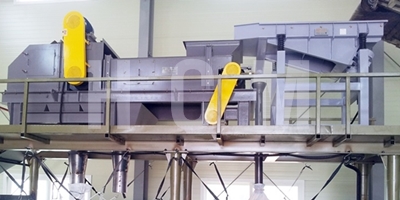 nonferrous metal separator with vibrating feeder