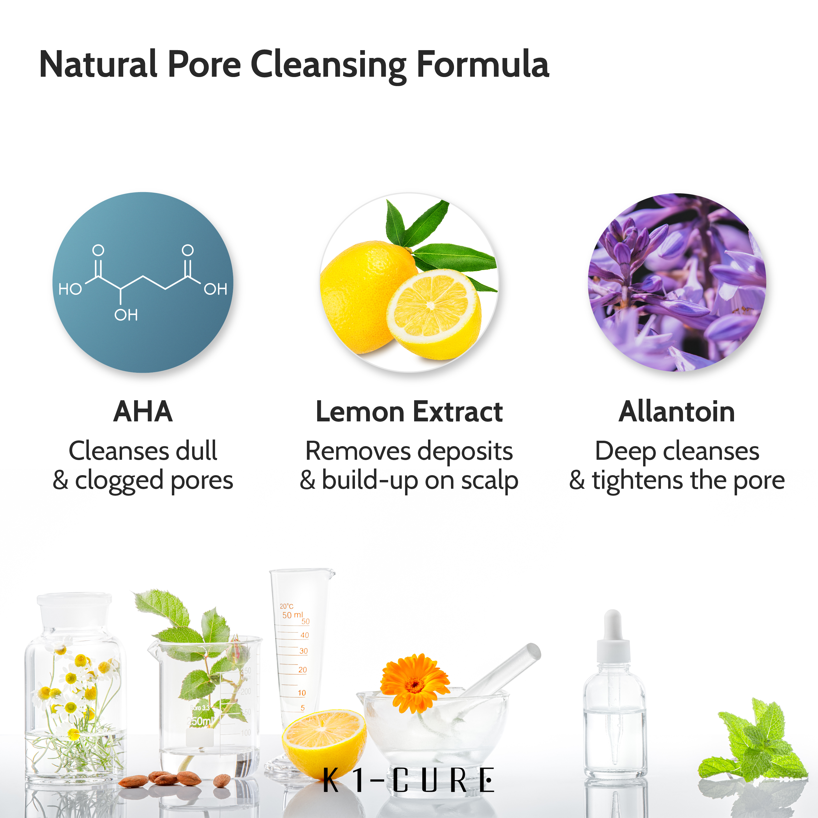 K1CURE scalp deep cleansing scaling toner